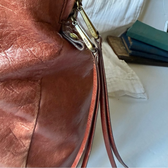 HOBO - Beautiful Burgundy Hobo Shoulder Bag.  
$53 OBO - Picture 10 of 13